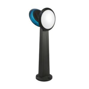 Double Light Bollard Black Opal