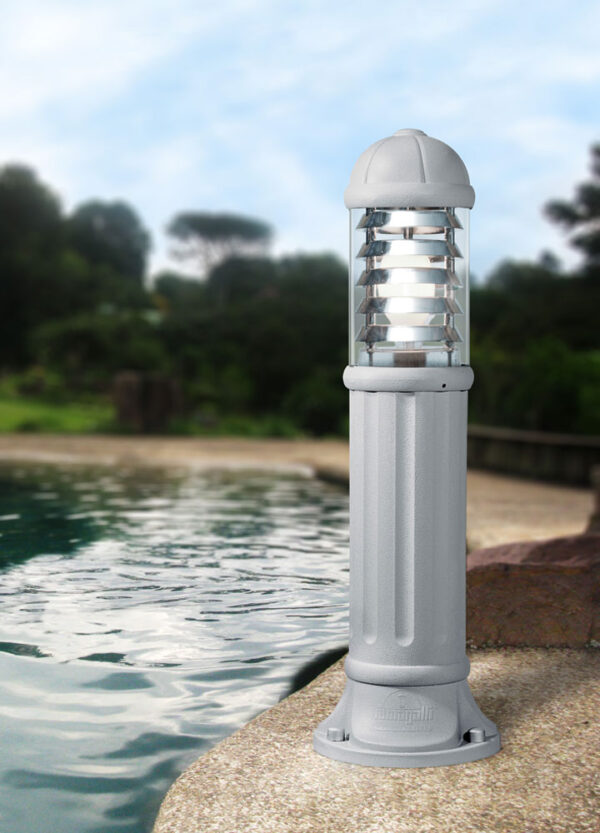 SAURO Classic Bollard Black Clear